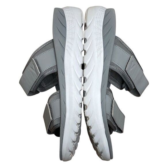 Vionic Renewal Women Sz 9 Grey  Adjustable Recovery Flip Flop Sandals (HF29) - Picture 5 of 7